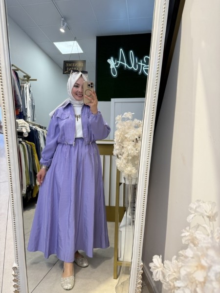 SEDEF ETEKLİ TAKIM LİLA