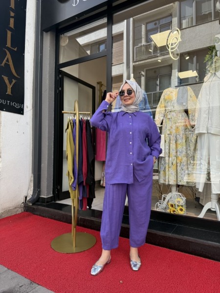 SEDEF PANTOLONLU TAKIM MOR