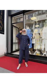 SEDEF PANTOLONLU TAKIM LACİVERT