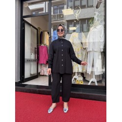 SEDEF PANTOLONLU TAKIM SİYAH