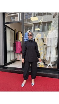 SEDEF PANTOLONLU TAKIM SİYAH