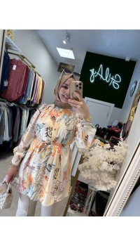 SOFİA DESENLİ GÖMLEK 