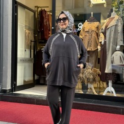 TAŞLI OYSHO TAKIM SİYAH