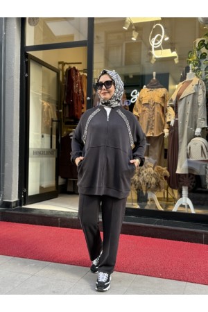 TAŞLI OYSHO TAKIM SİYAH