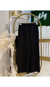 TENSEL BOL PANTOLON SİYAH