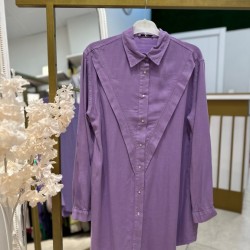 TENSEL GÖMLEK LİLA 7172