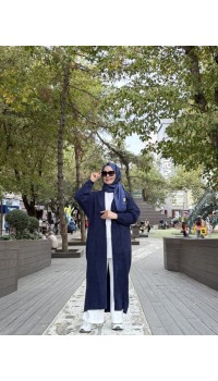 UZUN BOY YUMOŞ HIRKA LACİVERT