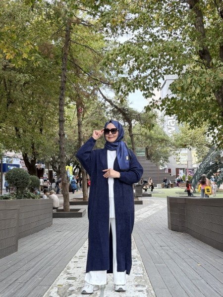 UZUN BOY YUMOŞ HIRKA LACİVERT