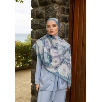 WİNTER BLOOM SOFT ŞAL 3069 BUZ MAVİ