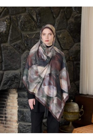 WİNTER BLOOM SOFT ŞAL 3067 ACI KAHVE