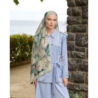 WİNTER BLOOM SOFT ŞAL 3069 PASTEL YEŞİL 