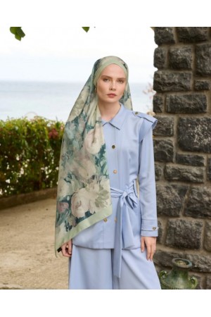 WİNTER BLOOM SOFT ŞAL 3069 PASTEL YEŞİL 