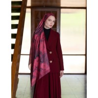 WİNTER BLOOM SOFT ŞAL 3069 BORDO