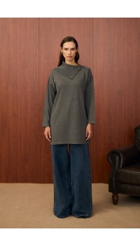 MRW YAKA VEREV TUNİK ANTRASİT