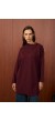 MRW YAKA VEREV TUNİK BORDO