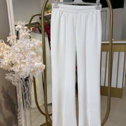 YIRTMAÇLI MODAL PANTOLON BEYAZ 