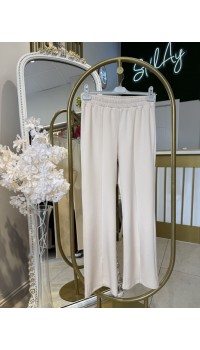 YIRTMAÇLI MODAL PANTOLON TAŞ