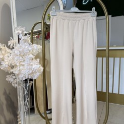 YIRTMAÇLI MODAL PANTOLON TAŞ