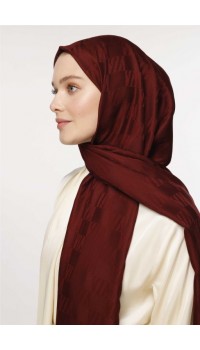 İCON DESEN ŞAL KIZILCIK