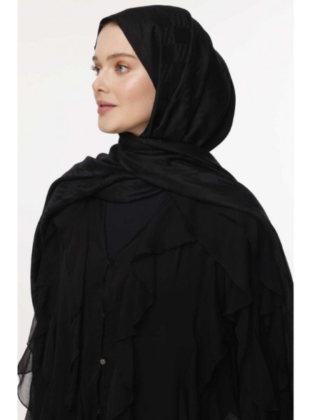 İCON DESEN ŞAL SİYAH