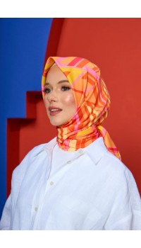 MARRAKECH SOFT EŞARP SOFT SOMON TURUNCU