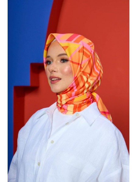 MARRAKECH SOFT EŞARP SOFT SOMON TURUNCU