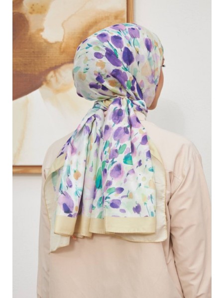 BOTANİK İPEKHAN ŞAL MOR