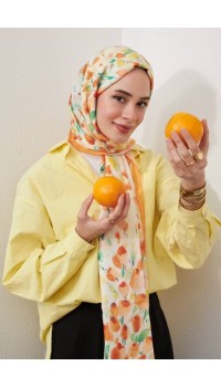 BOTANİK İPEKHAN ŞAL TURUNCU