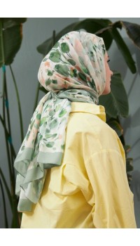 BOTANİK İPEKHAN ŞAL YEŞİL