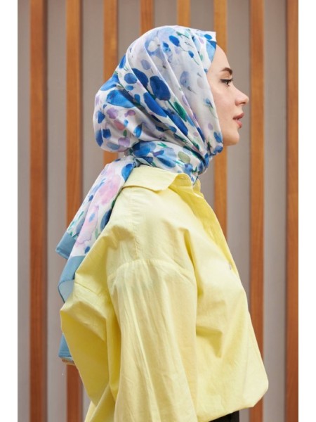 BOTANİK İPEKHAN ŞAL İNDİGO