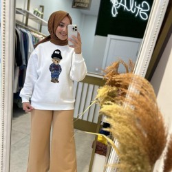 ŞAPKA DETAYLI SWEATSHİRT