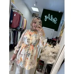 SOFİA DESENLİ GÖMLEK 