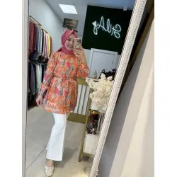 İPEK DESENLİ GÖMLEK